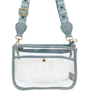NEW LAURA PARK women's designs stadium bag in blue